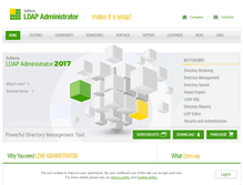 Tablet Screenshot of ldapadministrator.com